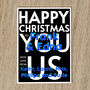 Personalised Family Names Christmas Card With Message, thumbnail 3 of 8