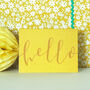 Mini Hello Card, thumbnail 4 of 5