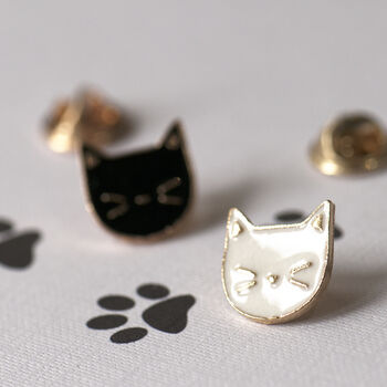 Cute Cat Enamel Pin Badges, 5 of 10