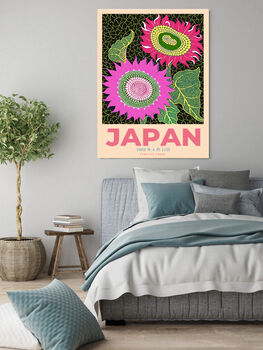 Japan Retro Flower Art Print, 2 of 3