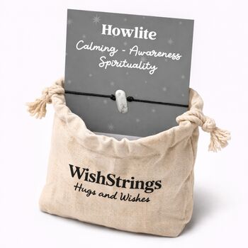 Howlite Wish Bracelet Calming Gift, 2 of 3