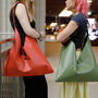 Leather Hobo Slouch Bag, thumbnail 6 of 10