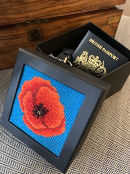 Poppy Stitch Your Own Box Tapestry Kit, 3 of 6