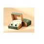 Monaco D’or Gold Emerald Beige Ombré Travel Jewellery Box, thumbnail 5 of 7