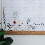 2026 Meadow Flowers Wall Planner, thumbnail 7 of 7