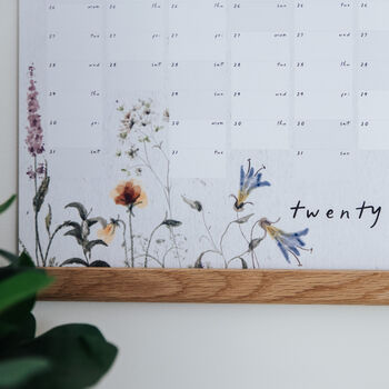 2026 Meadow Flowers Wall Planner, 7 of 7