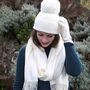 Winter Cashmere Scarf And Hat Women's Gift Set, thumbnail 2 of 9