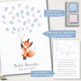 Baby Shower And Gender Reveal Fingerprint Tree, thumbnail 1 of 8