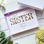 To My Wonderful Sister Birthday Card, thumbnail 7 of 9