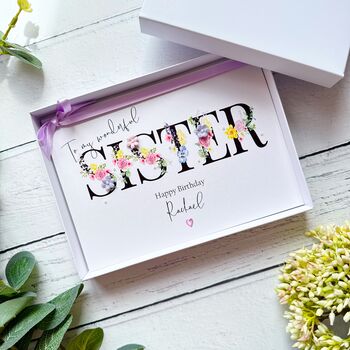 To My Wonderful Sister Birthday Card, 7 of 9