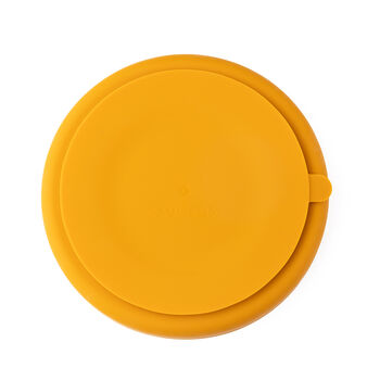 Silicone Plate With Removable Divider Mustard, 3 of 5