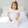 Personalised Girls Fruit Cotton Dress, thumbnail 5 of 6