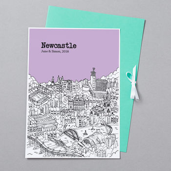 Personalised Newcastle Print, 11 of 11