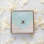 Personalised Silver Swallow Necklace, thumbnail 4 of 9