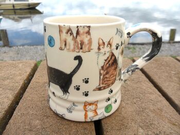 Tankard Mug In Cats And Kittens Design, 3 of 8