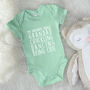 'My Favourite Things' Personalised Babygrow, thumbnail 5 of 7