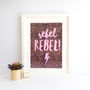 Rebel Rebel Leopard Print, thumbnail 2 of 3
