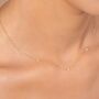 Five Diamond Station Necklace, thumbnail 1 of 4