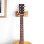 Wall Mounted Solid Oak Guitar And Plectrum Stand, thumbnail 2 of 11