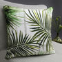 Tropical Fronds Botanical Cushion, thumbnail 1 of 1