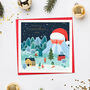 Snowy Winter Christmas Card, thumbnail 6 of 8