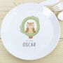 Personalised Animal Alphabet Melamine Plate, thumbnail 2 of 6