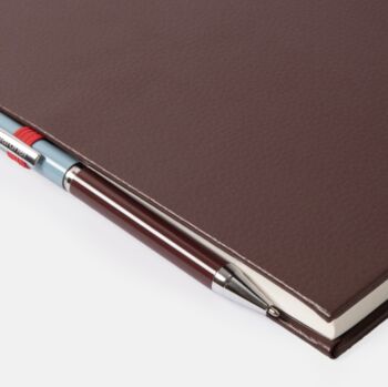 Heritage Burgandy Notebook And Refillable Pen, 5 of 7