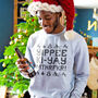 Yippee Ki Yay Men's Christmas Jumper Sweatshirt, thumbnail 3 of 9