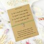 I Loved You Dearly Wing Charm Remembrance Bracelet, thumbnail 1 of 4