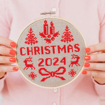 Christmas 2025 Cross Stitch Kit, 2 of 5