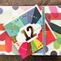 Colourful Cloud 12th Birthday Card, thumbnail 1 of 4