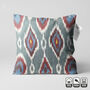 Hand Woven Multicoloured Ikat Cushion Cover, thumbnail 1 of 10