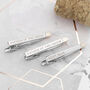 Personalised Groomsmen Two Tone Tie Clip, thumbnail 2 of 6