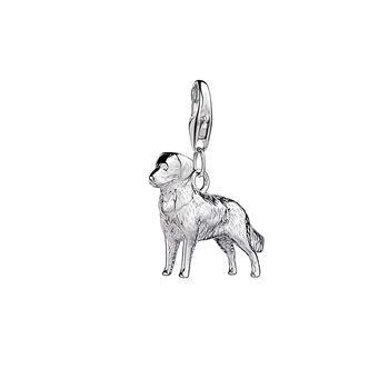 Golden Retriever Charm Sterling Silver, 3 of 9