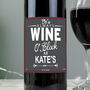 Personalised Wine O'clock Red Wine Gift, thumbnail 4 of 5