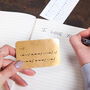 Morse Code I Love You Reveal Wallet Card Keepsake, thumbnail 1 of 10