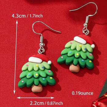 Christmas Tree Earrings Gift, 6 of 6