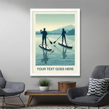 Personalised Paddleboarding Poster, 2 of 6