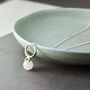 Sterling Silver Moonstone Drop Necklace, thumbnail 4 of 7