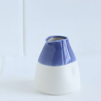 Handmade Porcelain Small Collared Jug, 9 of 11