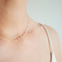 14k Gold Filled Lace Chain Necklace, thumbnail 3 of 5