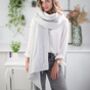 Personalised Soft Grey Blanket Scarf, thumbnail 1 of 2