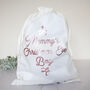 Personalised Modern Christmas Eve Box Bags, thumbnail 3 of 5