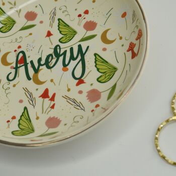 Personalised Fairy Garden Jewellery Dish, 2 of 6