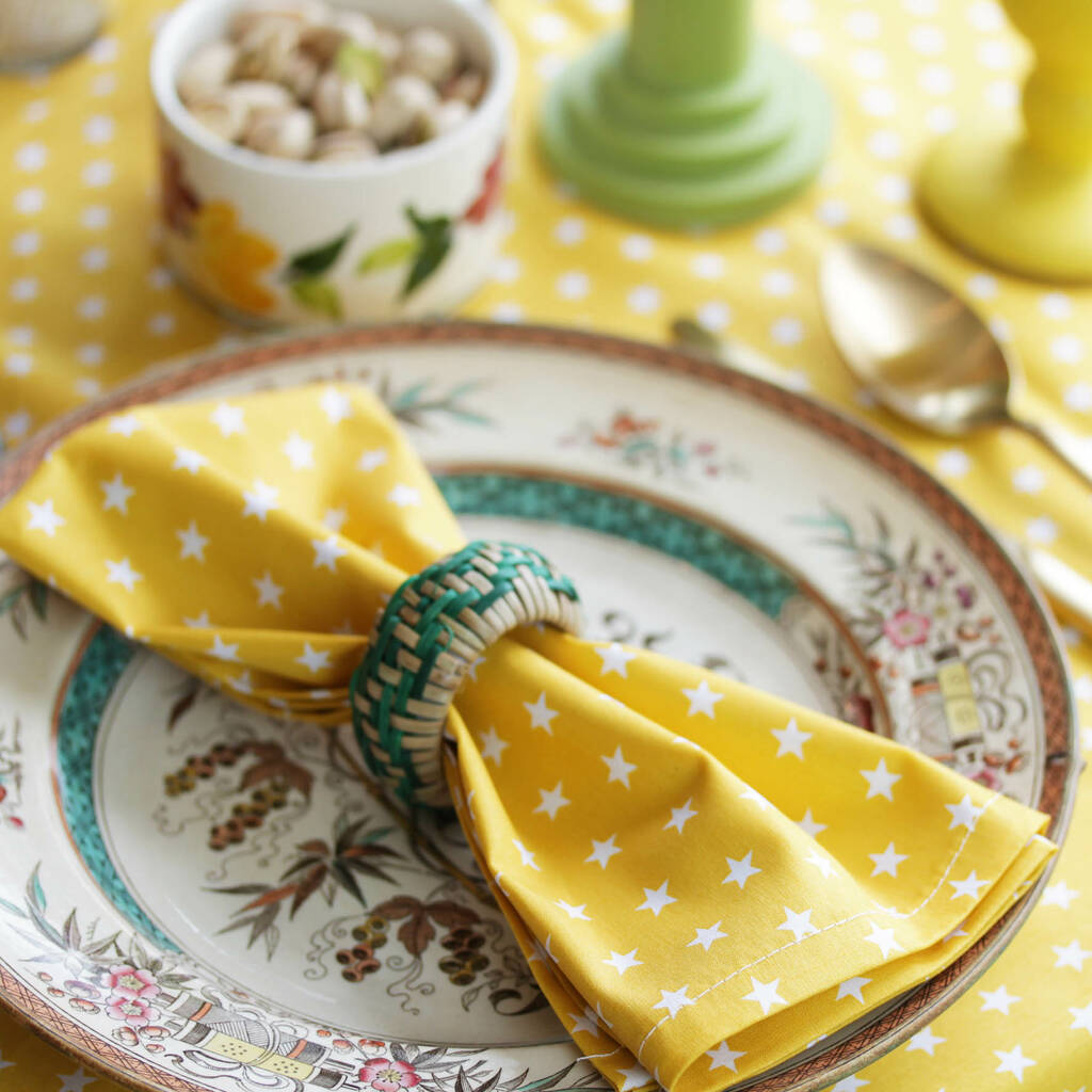 star-print-bright-coloured-tablecloth-by-hearth-heritage