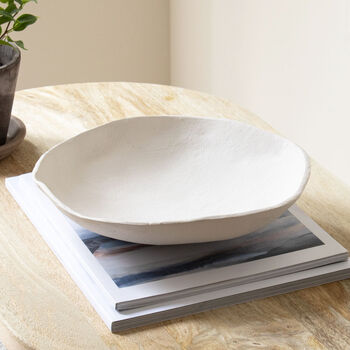 White Ripple Edge Decorative Bowl, 3 of 4