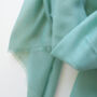 Sage Green Lightweight Scarf Plain, thumbnail 5 of 10