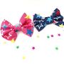 Pink Or Blue Dog Collar Bow Tie, thumbnail 1 of 7