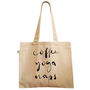 Coffee Yoga Naps Bag, thumbnail 1 of 2