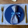 Painted Scalloped Placemat And Coaster Set, thumbnail 4 of 5